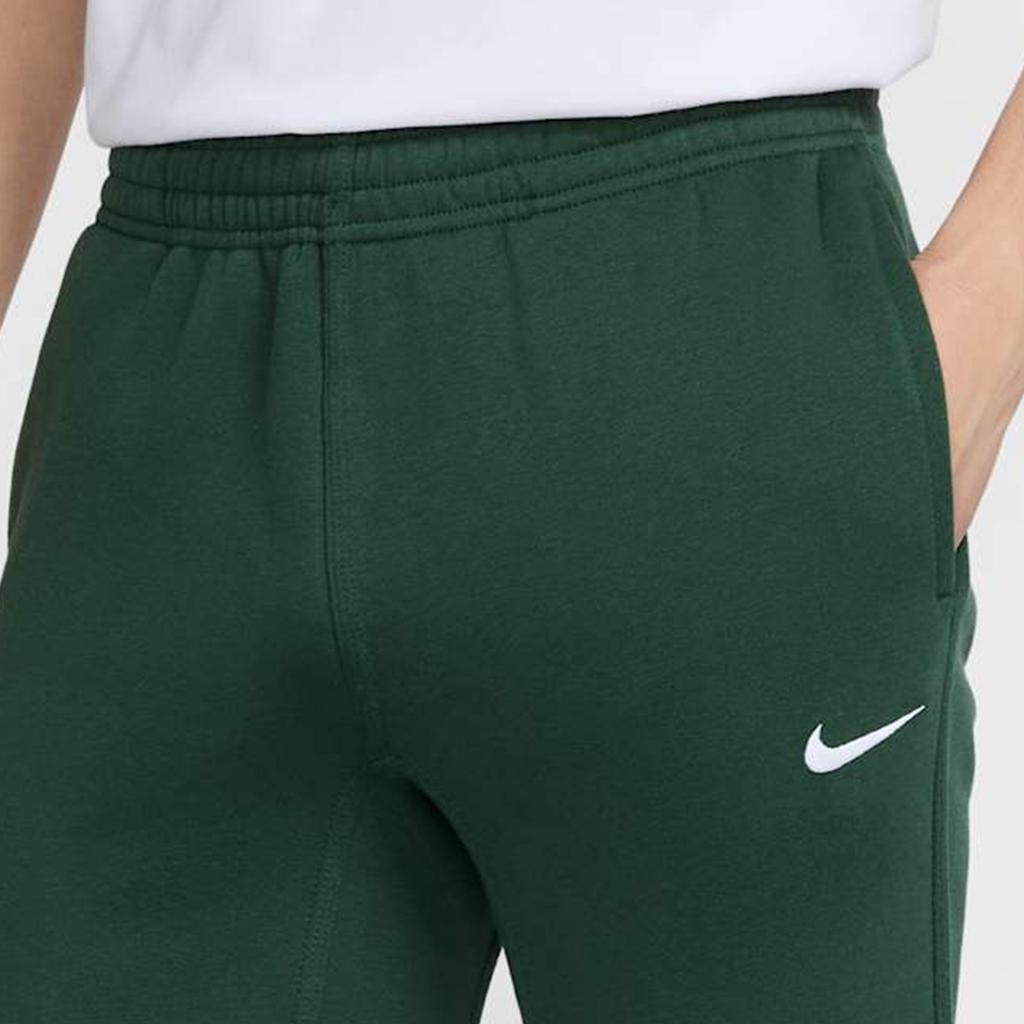 Nike Sportswear Club FLEECE Brand Logo Comfortable Soft Fleece Lined Knitted Sweatpants Men's Green 623455-323