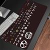 Mauspad Tastatur Langes Pad Nähen Dinge Tischunterlagen Matte Schreibtischzubehör Büro-Mauspad The Binding Of Isaac Gaming-Mauspad