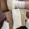 Women's Soft and Warm Mid-Tube Socks: Imitation Wool, Loose Fit, Cold-Resistant Autumn and Winter Hosiery