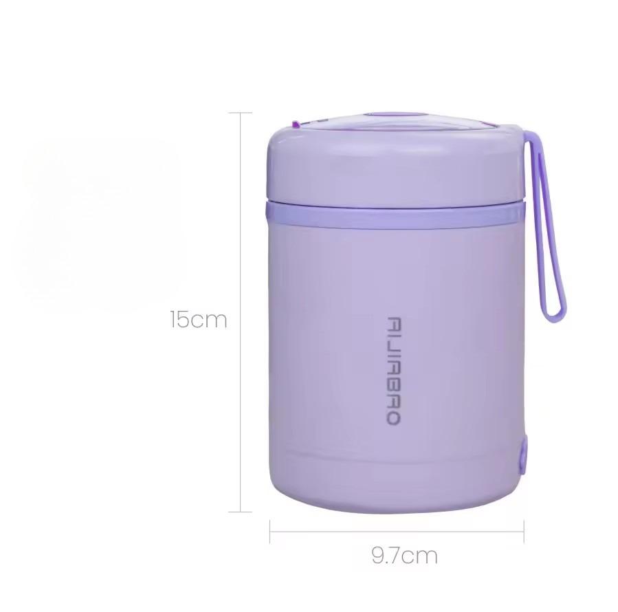 600ML Elektryczny Podgrzewacz do Lunchu USB Przenośny Piknikowy Podgrzewacz do Mleka Napojów Jedzenia Pojemnik ze Stali Nierdzewnej Podgrzewacz do Żywności 5V 12V 24V