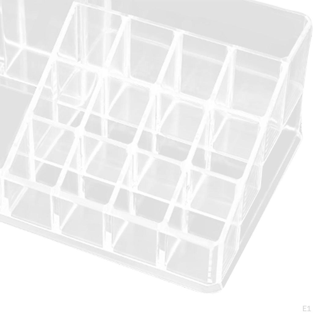 Akrylátový kosmetický úložný box vitrína Kompaktní stolní organizér držák na rtěnky