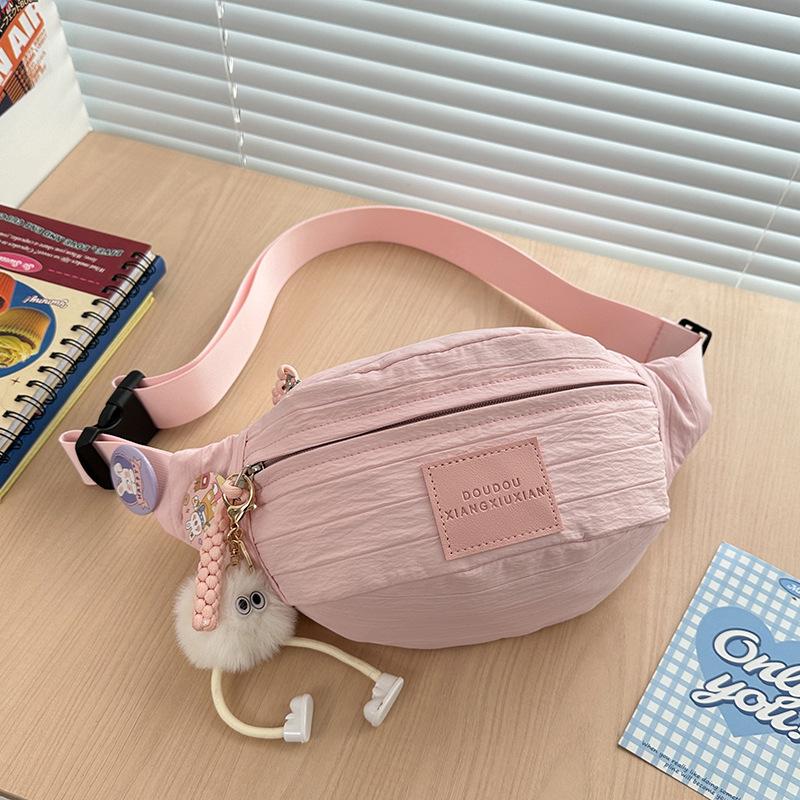 Trendy brand breast bag women's outdoor sports cycling fanny pack light travel small satchel women's leisure student shoulder messenger bag