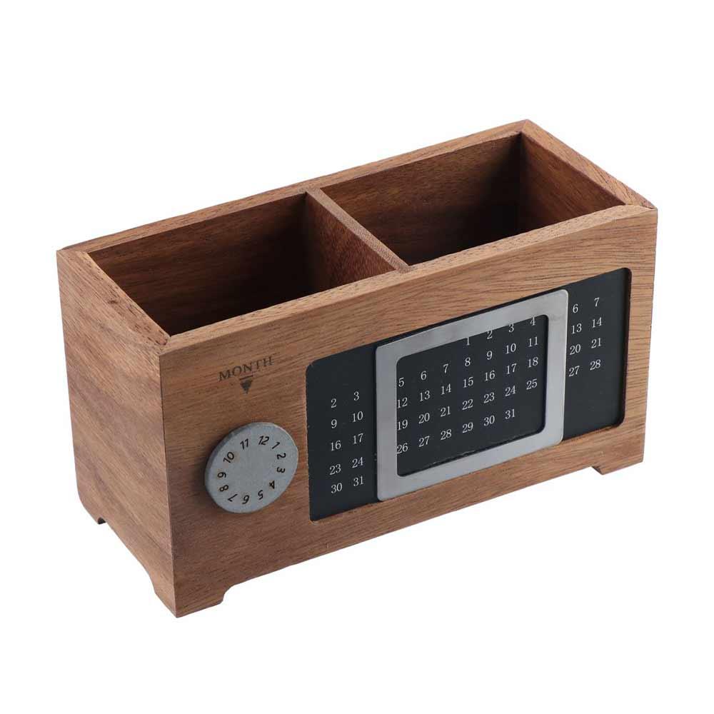 Office Organizer Pen Bracket Pen Holders Desktop Storage Box Stationery Organizer Make up Brush Holder Calendar Pen Holder