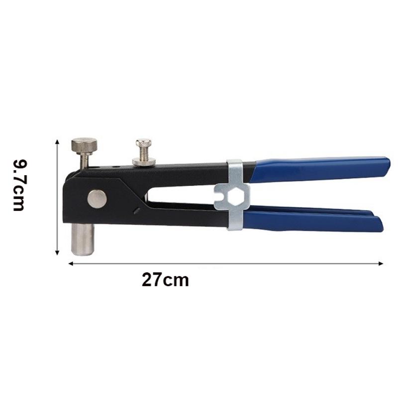 150PCS Aluminium Flat Head Threaded Rivet Nut Assortment M3/M4/M5/M6/M8 and 1PCS Rivet Nut Gun with 5PCS Nut Rivet Mandrels