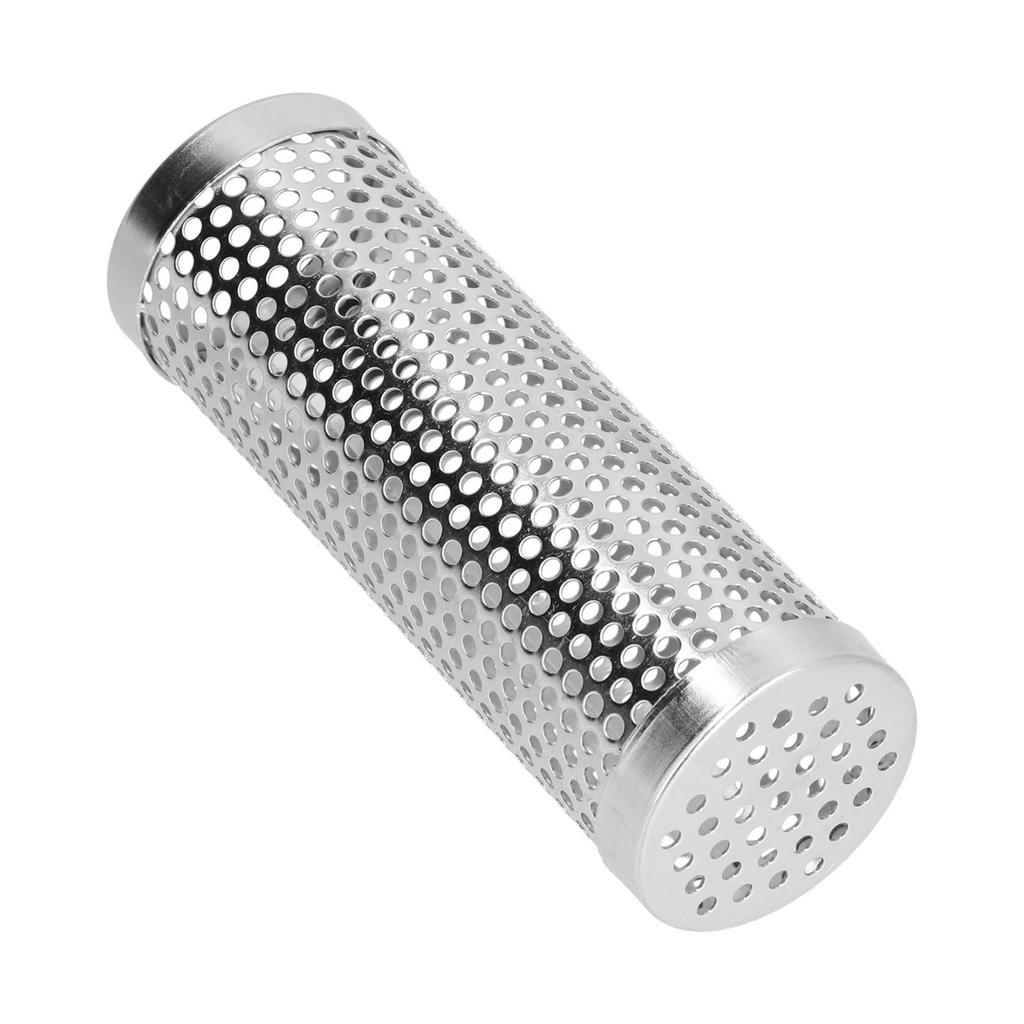 Smoker Box Cylindrical Detachable Large Capacity Fruit Wood BBQ   Smoker Tube for Outdoor Camping
