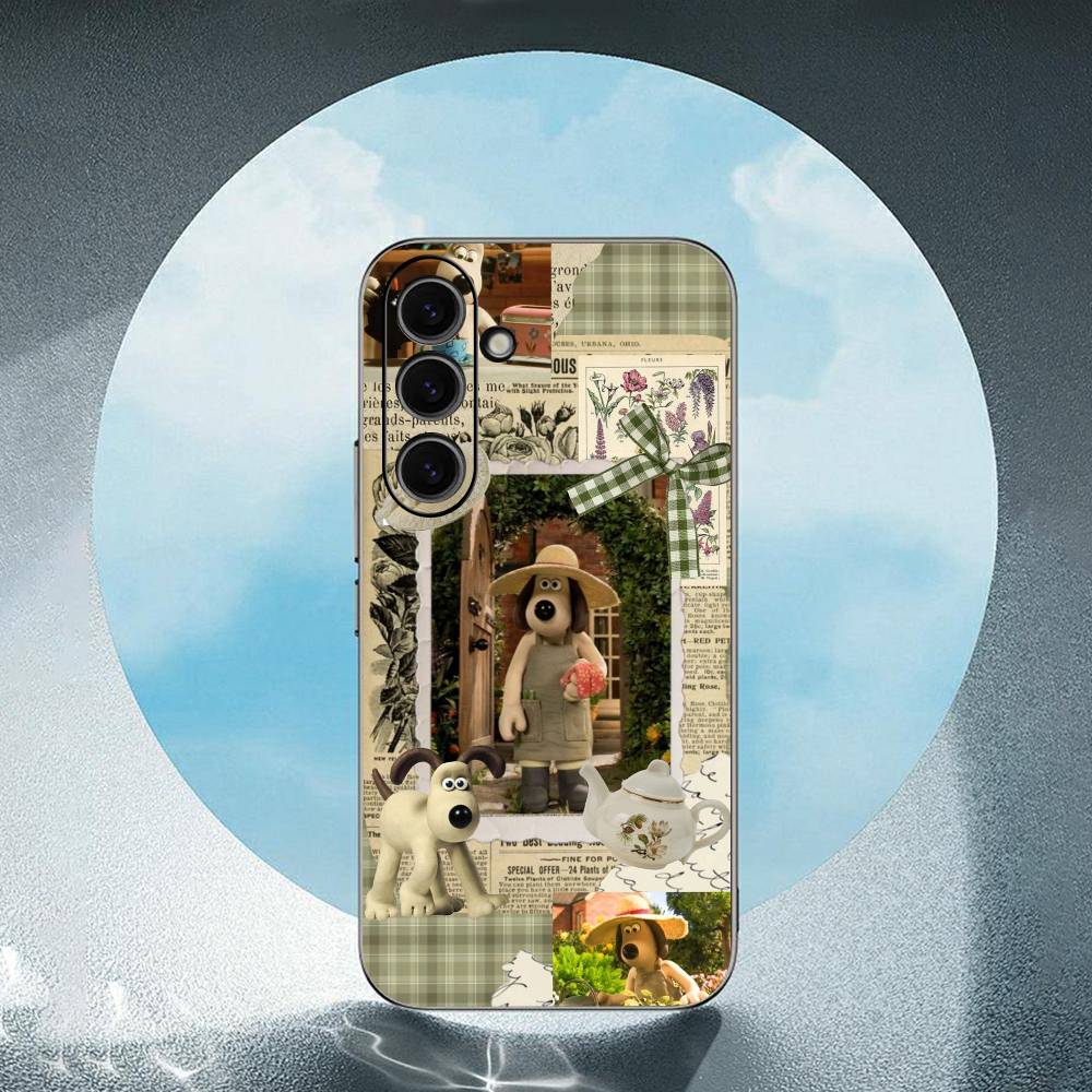 WallaceS niedlicher G-Gromit Luxuriöse Schwarze Handyhülle Für Samsung Galaxy S23 S24 S25 Ultra S22 Plus S21