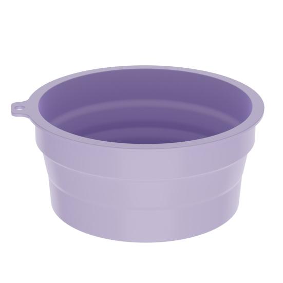Collapsible Face Bowl with Built-in Ice Tray Eco-friendly Reusable Portable Silicone Ice Facial Folding Washbasin