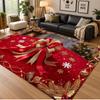Weihnachtsthema Boden Teppich, Weicher Teppich, Weihnachten Indoor Zuhause Feiertagsdekoration
