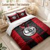 Custom Name Bedding Set 3 PiecesSC Freiburg FC Print Duvet Cover + 2 Pillowcases Soft Bed Decor