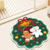 Alien Christmas Bells Bathroom Mats Soft Diatomaceous Earth Carpets Bathroom Mats Bathroom Floor Mats Christmas Decorations YA188