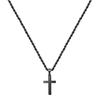 Hot Selling Stainless Steel MM Double Twist Chain Cuban Chain Cross Pendant Necklace Fashion Jewelry Men