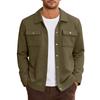 Men's Relaxed-Fit Casual Jacket Long-Sleeve Outerwear