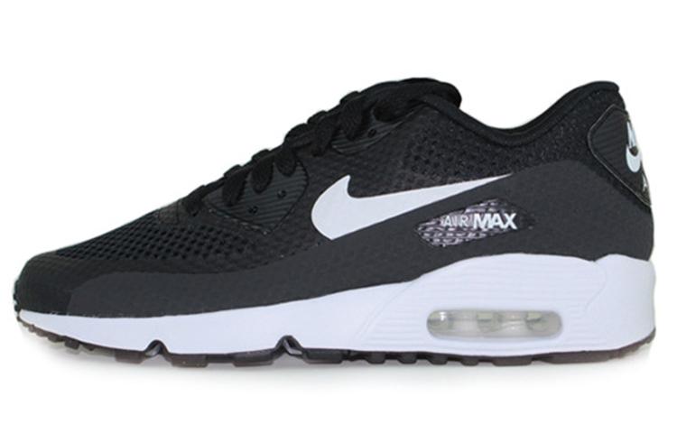

Nike Air Max 90 BR Synthetic Leather Low top Kids Running Shoes Black White Teenagers 833475-001 38.5