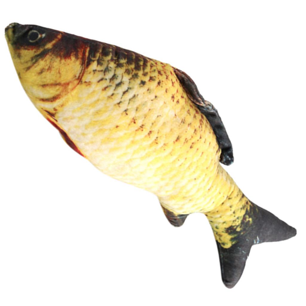 Creative 3D Carp Fish Shape Simulation Cushion Throw Pillow Children Gift Toy Sofa Home Decor