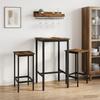 Bar Stools 2 pcs Smoked Oak 40 x 32 x 74 cm Engineered Wood