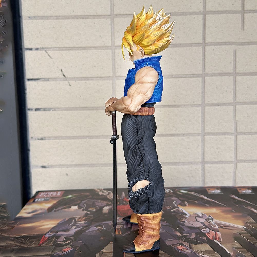 VF Studio Dragon BallZ Third form 2% Trunks SSj3 goku Trunks 9.84Inch/25cm Can Move PVC Blond Favorites Figure hot toys Gifts