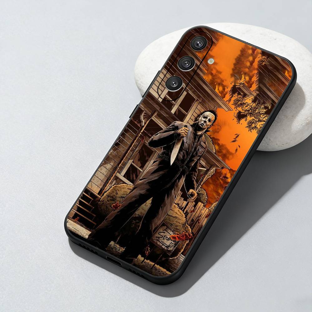 Terrifying M-Michael M-Myers Phone Case For Samsung Galaxy A73,A72,A71,A70,A52,A51 Others Soft Black Cover