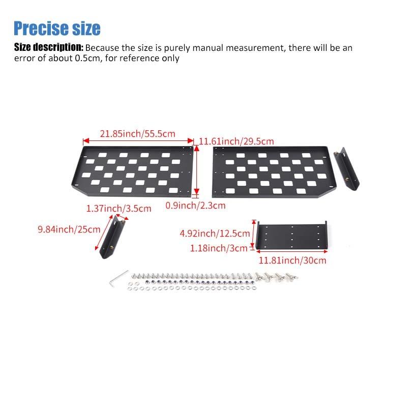 Car Tailbox Combination Expansion Bracket Shelf Side Frame For Suzuki Jimny 2019 Up 4-Door Version Metal Car Accessories