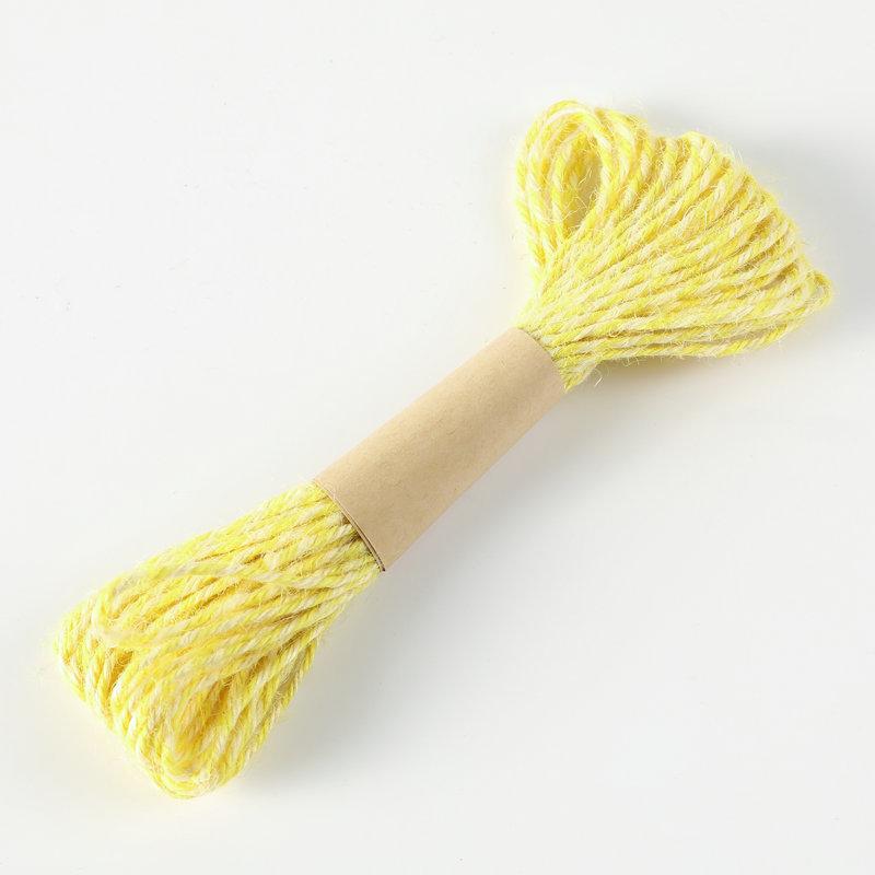 Royal Spinning 3Mm Dyed Jute Rope Pet Supplies Kindergarten Diy Handmade Jute Rope Color Jute Woven Rope