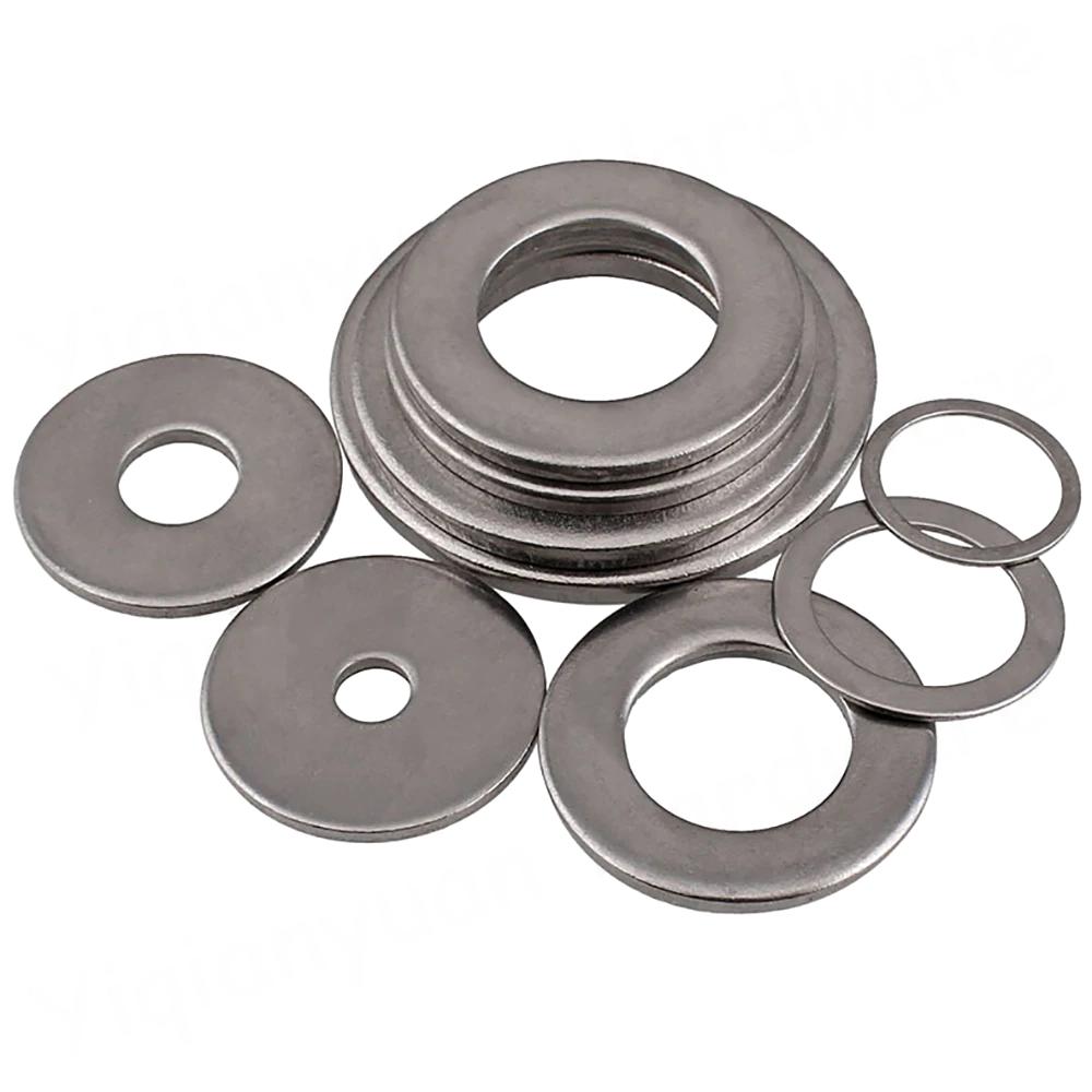 M16 M18 M20 M22 M24 SUS316 Stainless Steel Non-standard Plain Washers Flat Gaskets Shims for Cylinder Complete Sizes Large Rings