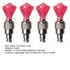 4Pcs Bike Tire Valve Sensor LED Lamp Night Riding Bicycle Wheel Light Smart Colorful Road Mountain