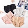 5PCS Panties Seamless Briefs Mid Waist Women Underwear Comfortable Simple Underpants  Girls