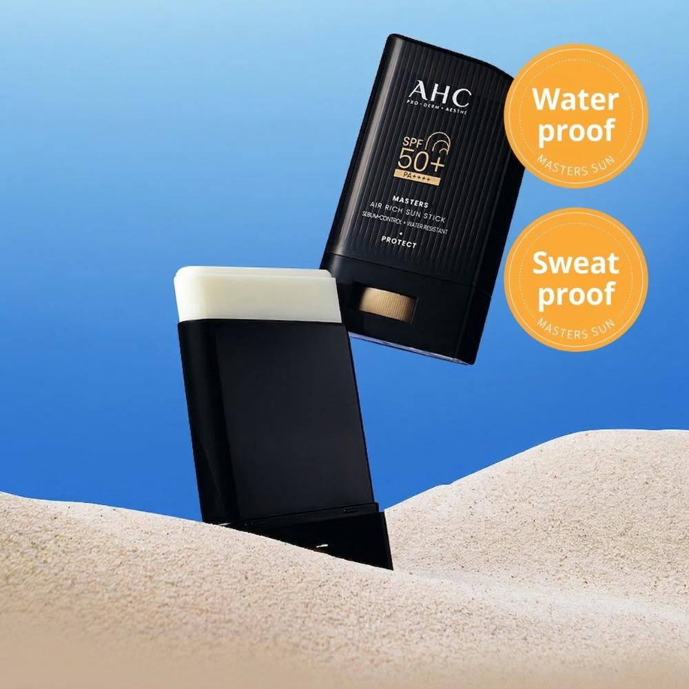 [AHC] Masters Air Rich Sun Stick 22g x 2ea + Sunscreen 10g x 2ea (64g) / 2.25 oz