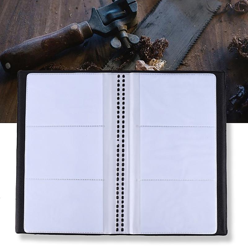180 Karten Position Leder Visitenkartenhalter Buch Etui Organizer Visitenkarten Ausweis Kreditkartenhalter Etui
