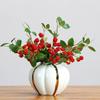 Green Leaves Artificial Raspberry Branch Luxury Fake Plants  Living Room Decor