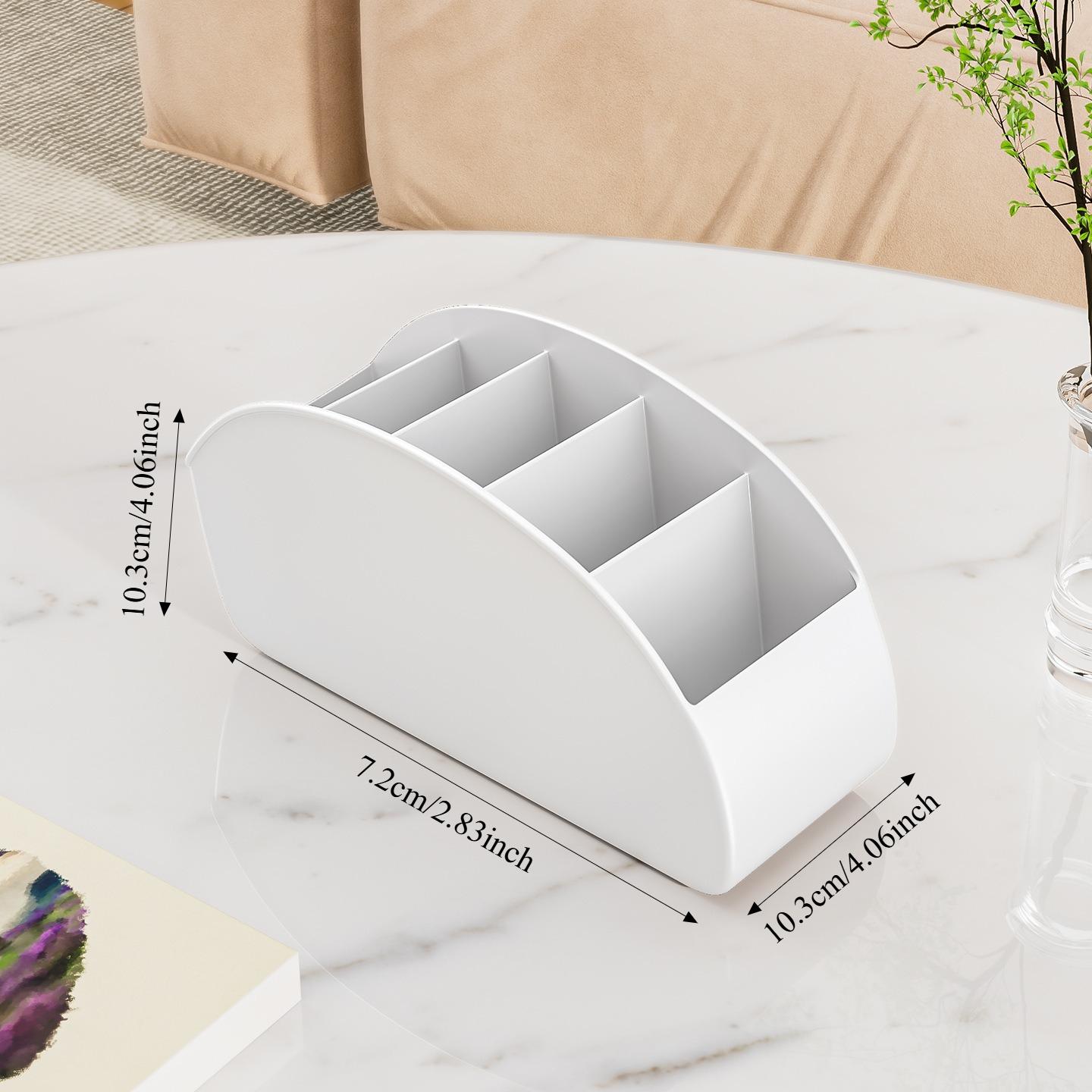 

5 Grid Plastic Organizer Makeup Cosmetic Desktop Organizer Remote Control Holder Stationery Storage Box Table Table Dress Table