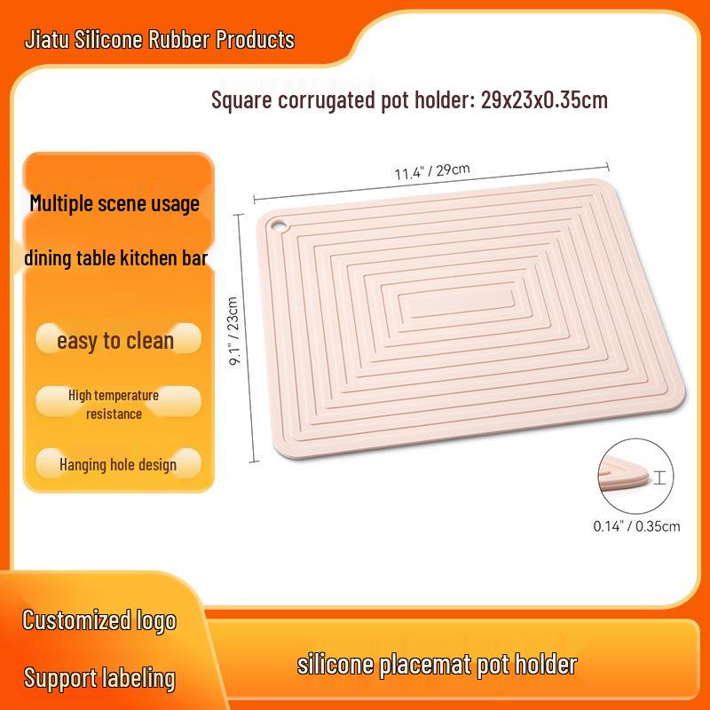 Silikonowa Mata Odporna na Ciepło Antypoślizgowa na Blat Kuchenny