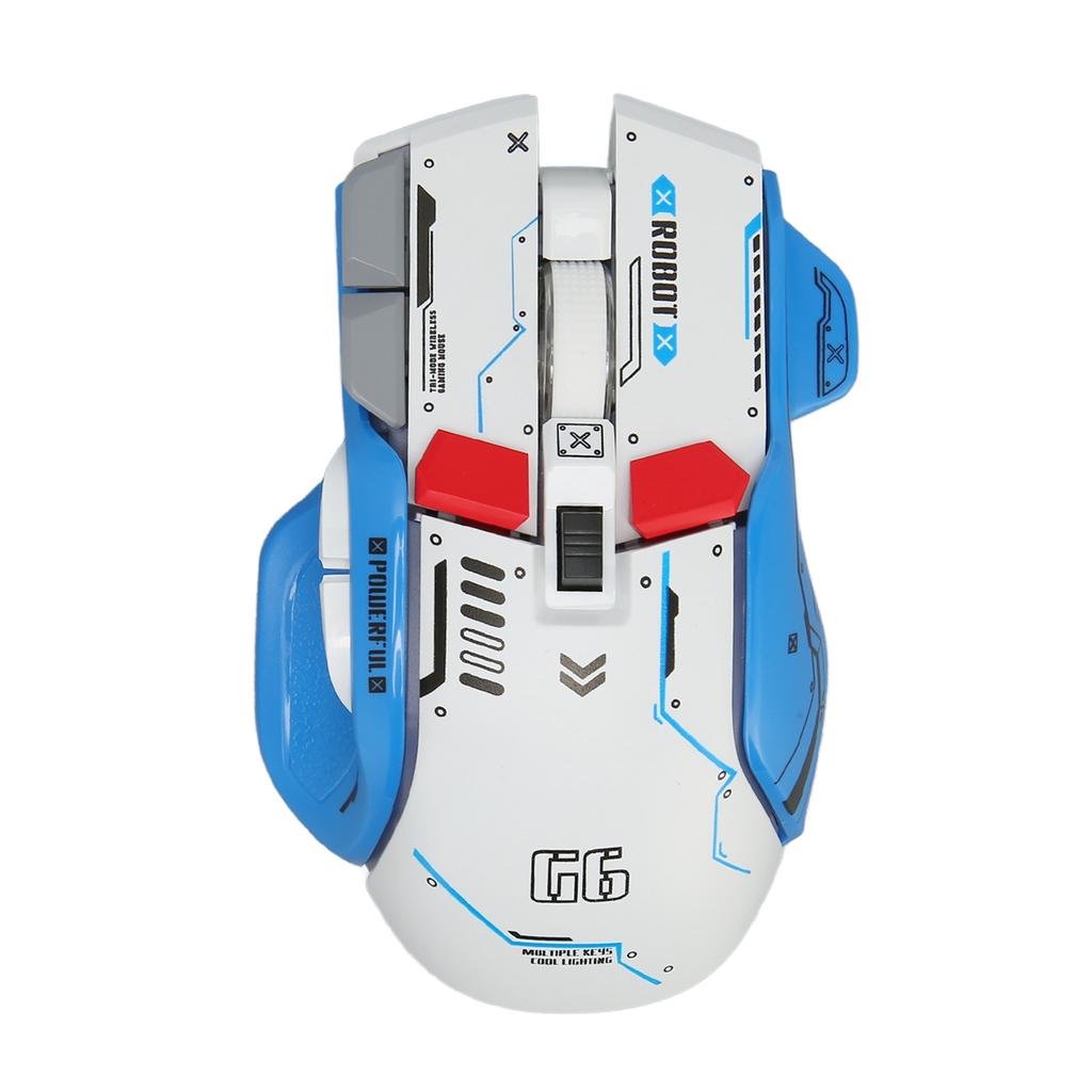 Gaming Mouse 2.4G Wired Bluetooth 3 Mode 5 Adjustable DPI Game Mouse with 11 RGB Light for Windows for Android for IOS