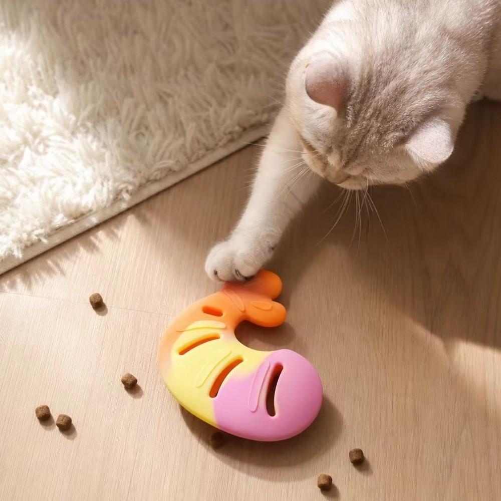 Treat Dispenser Cat Chew Toy Bite-resistant Interactive Cat Toy Leak Food Cat Toy Dental Health