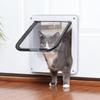 4 Ways Locking Self-Closing Pet Door ABS Dog Flap Door Cat Flap Door with Security Lock  Balcony