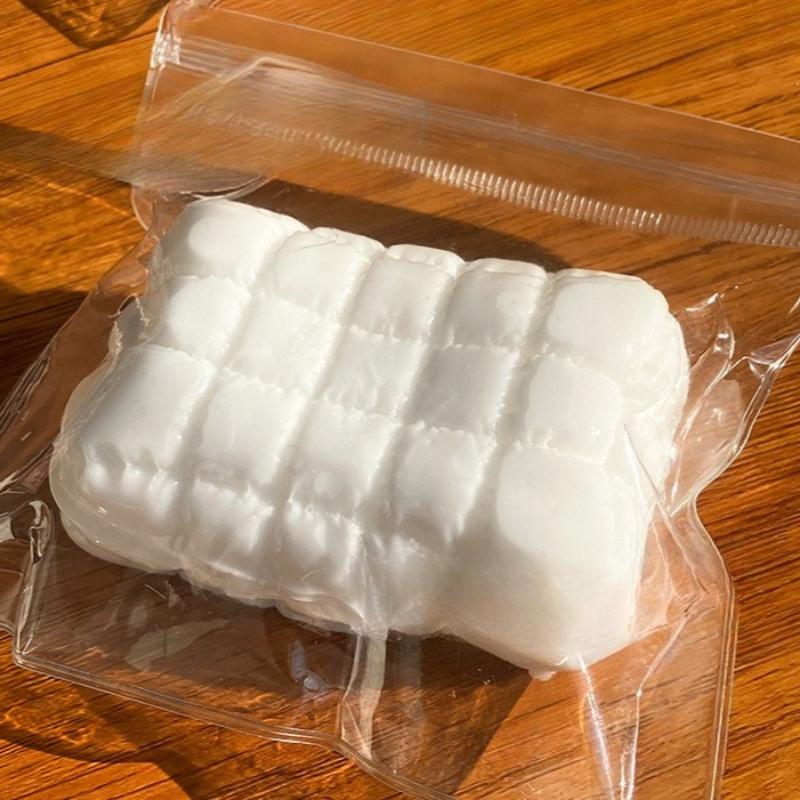 Squishy Pillow Toy Down Pillow Imitation Slow-Rebound Prank Toy Diy Creative Stress-Relief Soft Squishy Toy