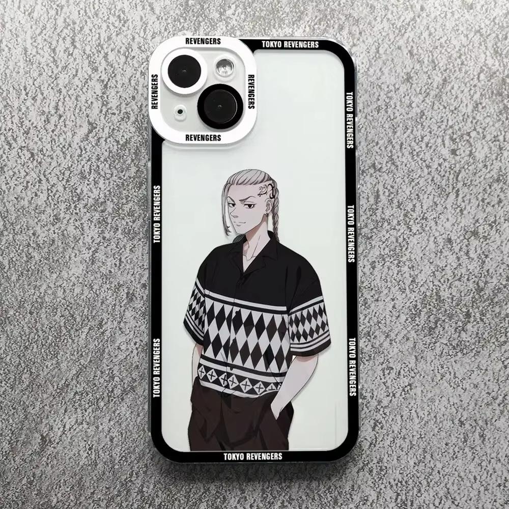 Tokyo Revengers Anime Phone Case For iPhone 16 15 14 13 12 11 Pro Max XS X XR 7 8 SE Covers Transparent Fundas