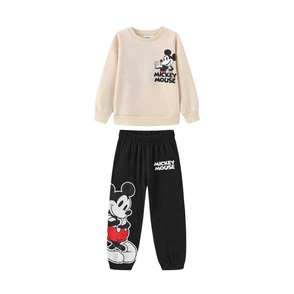 Mickey mouse Childrens/Kids Brushed Back Sweatshirt & Jogging Bottoms