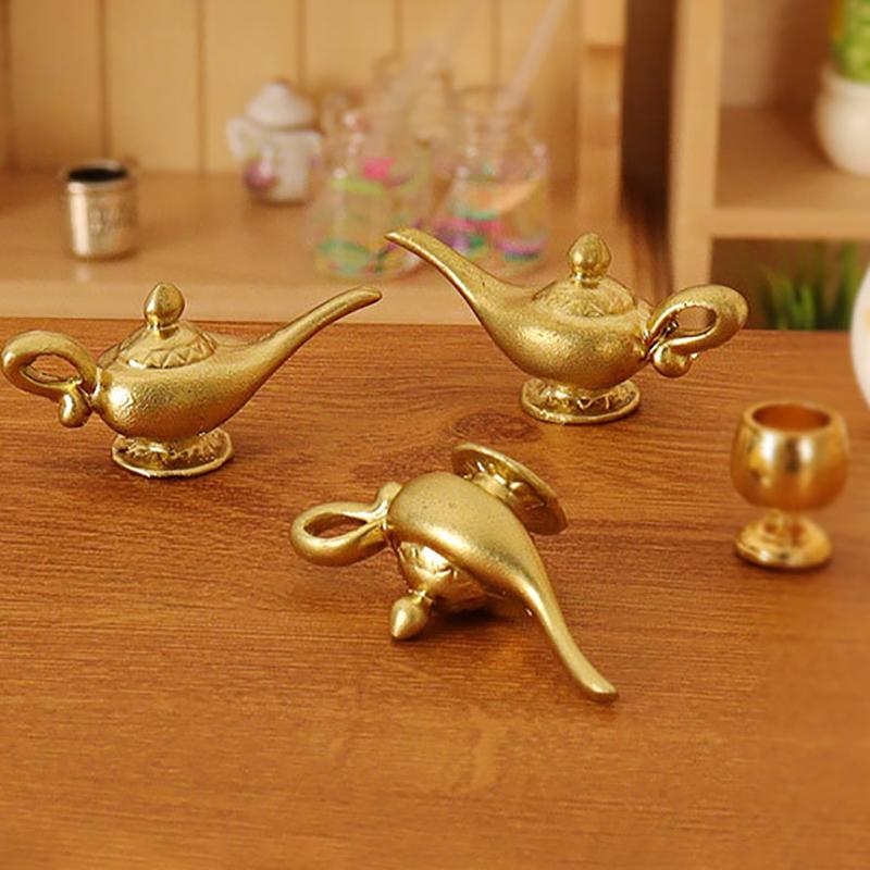 Doll House Simulation Mini Home Scene Small Teapot Model Accessories Model Ornaments