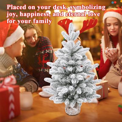 Artificial Christmas Tree Desktop Small Tree Pe Christmas Decoration Christmas Tree Ornaments Small Christmas Tree