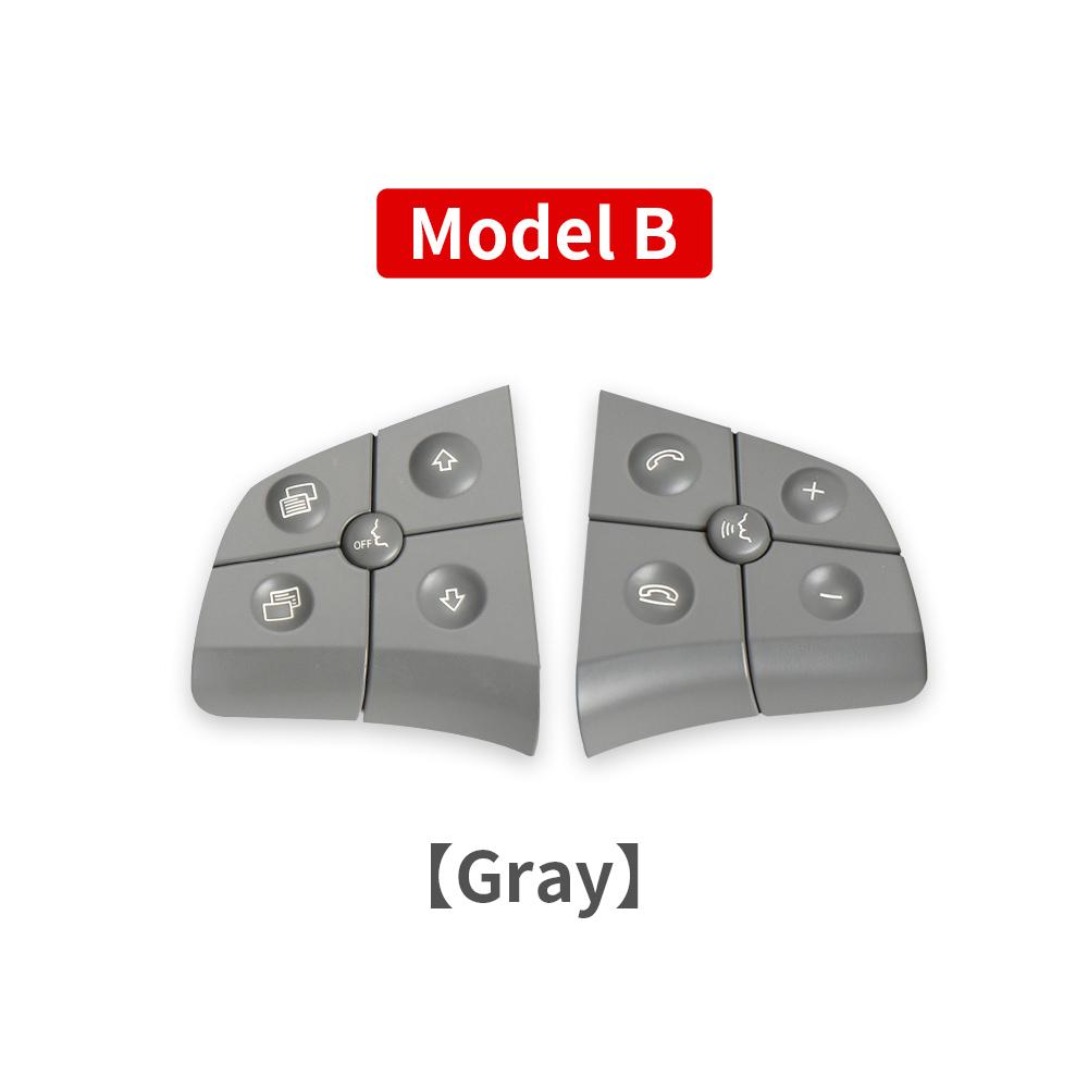 2Pcs Car Multi-Function Steering Wheel Buttons Kit For Mercedes Benz W164 GL ML Class 2006-2009 W251 R Class W245