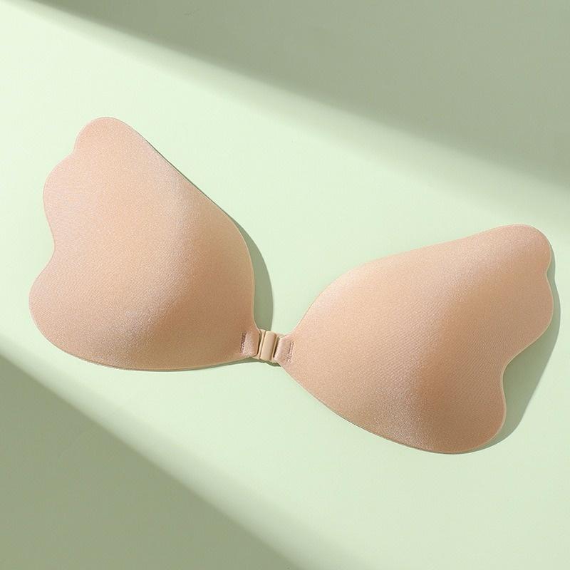 FINETOO Naklejki na sutki dla kobiet Wielokrotnego użytku niewidoczny biustonosz Seksowny samoprzylepny motyl Silikonowe akcesoria do podnoszenia piersi