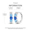 New 925 Sterling Silver Earrings Butterfly Turtle Wings Stars Moon Star Hoop Earring for Women Making Jewelry Gift