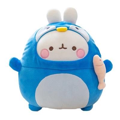 Bicho de pelúcia Molang, pinguim, 30 cm, brinquedos populares para crianças coreanas