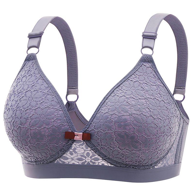 Thin Bra Without Steel Ring Gathering Bra for Women Anti Sagging Adjustable Bra for Women