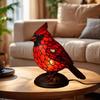 Durability Safety Table Lamp European-inspired Adorable Red Bird Table Lamp Soft Light High-quality Materials Table Lamp