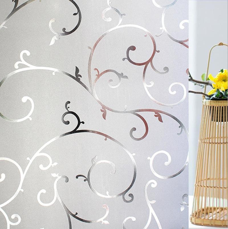 Neue wasserdichte PVC-Milchglas-Fenster-Sichtschutzfolie, Aufkleber, Schlafzimmer, Badezimmer, selbstklebende Folie, Heimdekoration