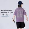 Boys' Summer Cotton Short Sleeve Polo T-Shirt