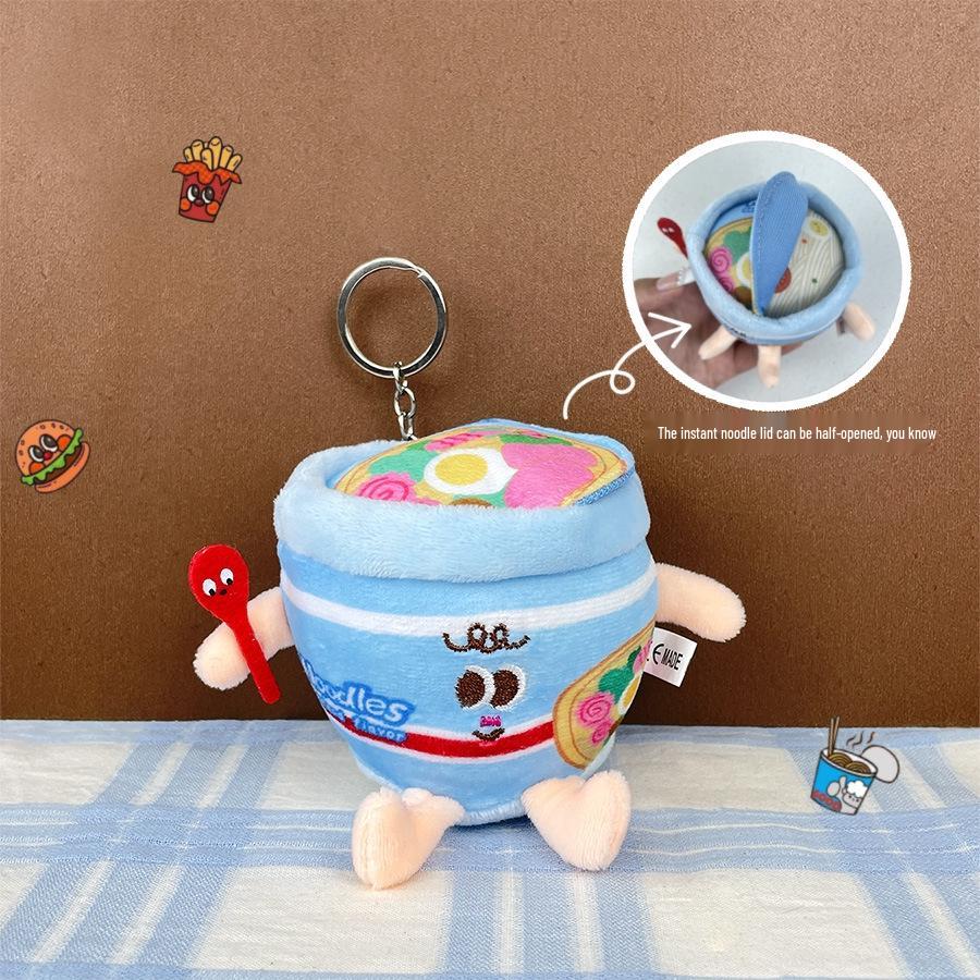 Creative Food Plush Pendant: Cake, Baguette, Croissant Doll - Fun Graduation Gift