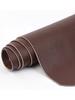 Brown cowhide lychee patterned soft leather fabric sofa seat headboard soft bag, whole head layer chestnut leather