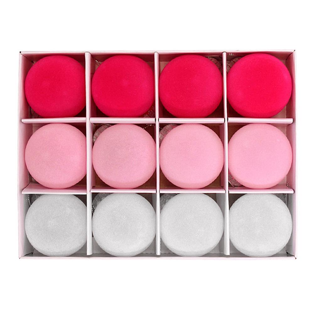 12Pcs/Set Flocking+PET Christmas Tree Ball Ornament Xmas Decorative Hanging Decoration